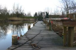 Blick in den Neuendeicher Hafen